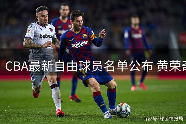 CBA最新自由球员名单公布 黄荣奇刘晓宇新上榜